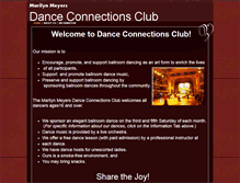 Tablet Screenshot of danceconnectionsclub.info